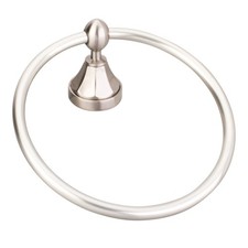 Elements BHE3-06SN Newbury Satin Nickel Towel Ring - Bathroom Hardware