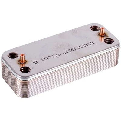 Plate heat exchanger (16 plates) Zilmet for gas boiler Biasi M290 BI1001102