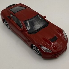 Bburago 1/43 2014 Corvette Stingray red loose diecast See Photos For Condition