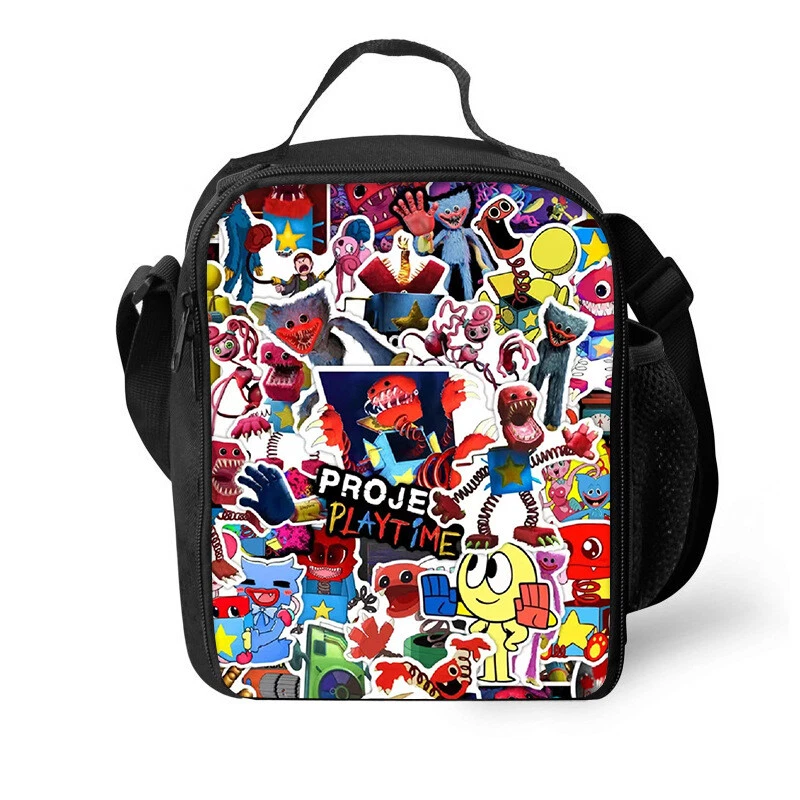 Project Playtime Boxy Boo Kids Lunch Bag, School Picnic Snack Travel Lunch Box