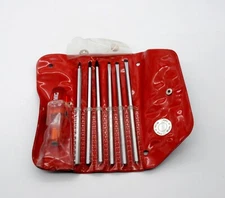 (Rare) MIG T-Handle and Straight Screwdriver Set 6 pc Bit + Driver Made in Italy