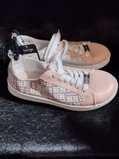 Girls Pink Bebe Tennis Shoes Size 1