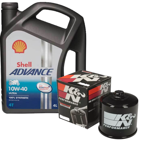 Kit de servicio de filtro de aceite totalmente sintético TRIUMPH BONNEVILLE 1200 T120 Shell - Imagen 1 de 7