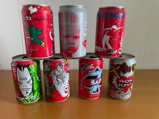 7 Coca-Cola Dosen "Coca Cola is the music" 0,33l leer