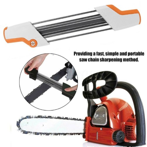 2 in 1 Easy File Chainsaw Chain Sharpener 3/8 P 4.0mm / 4.8mm Fast Saw Teeth✨ - Picture 2 of 15