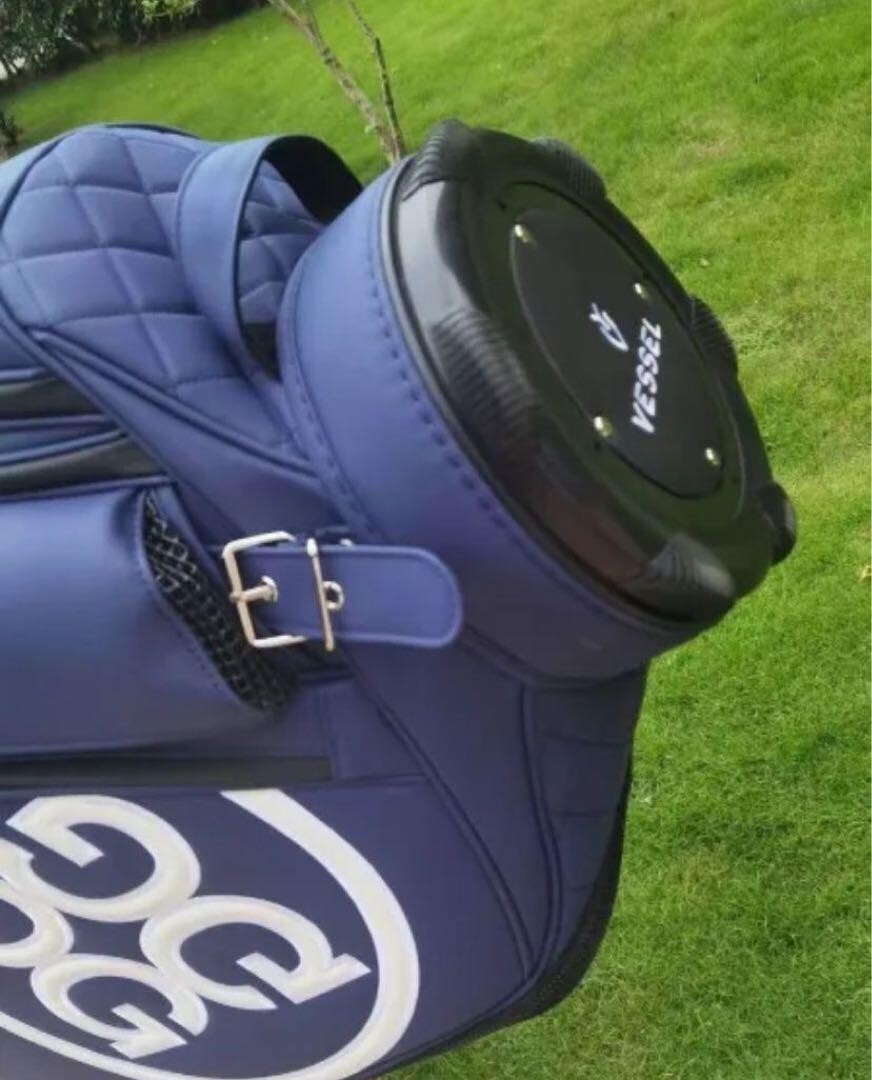 G FORE Caddy Bag Golf Bag Navy New with tags PU 4.7kg From