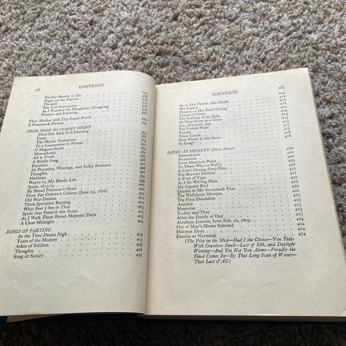 LEAVES OF GRASS COLLECTED POEMS OF WALT WHITMAN EMORY HOLLOWAY 1942 Antique - Picture 15 of 24