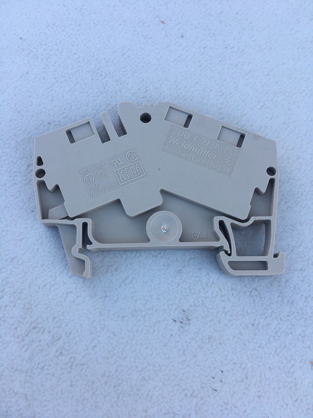 19 Weidmuller ZDU 42/3AN Terminal Blocks 4mm² eBay