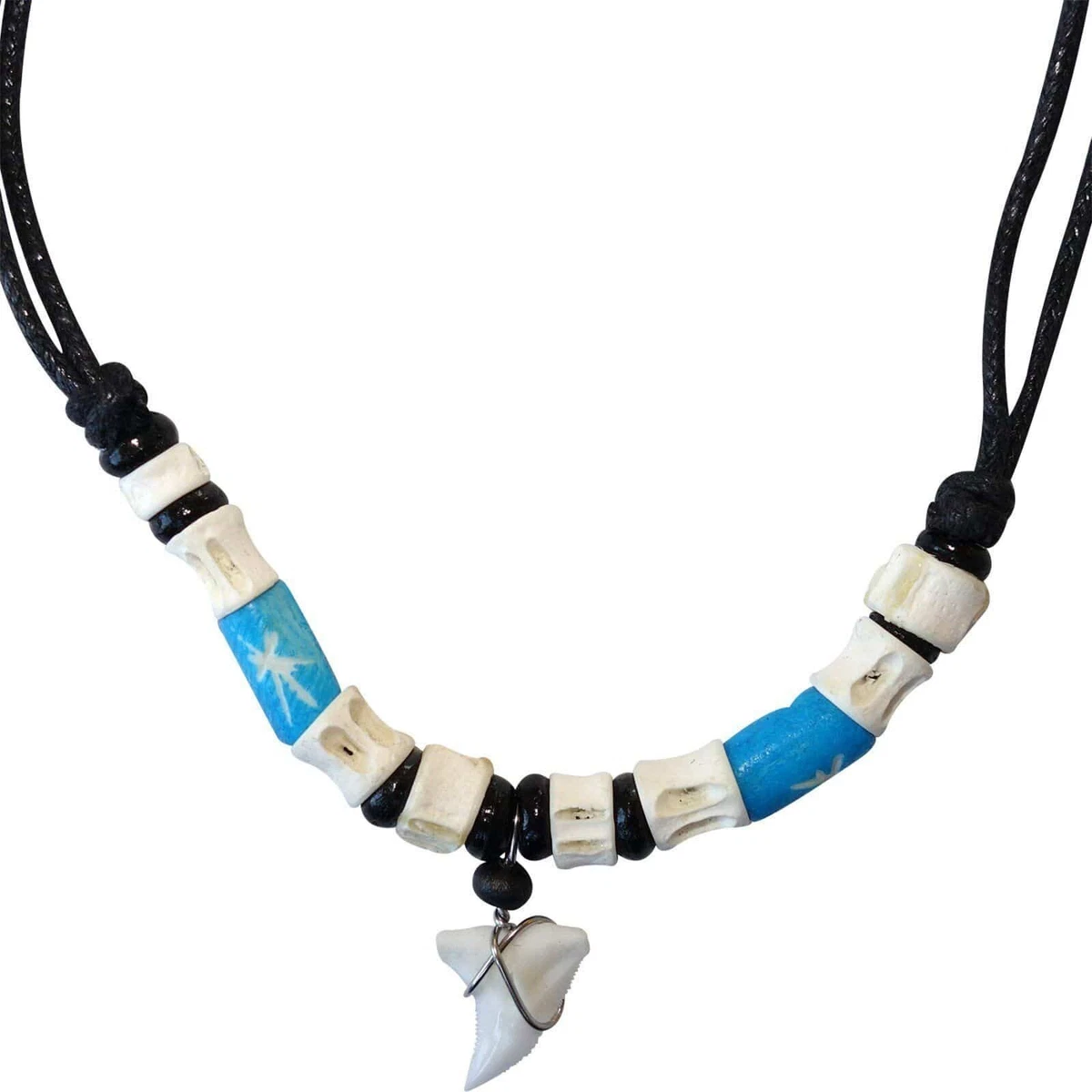 Versace shark store tooth necklace