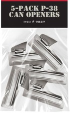 P38 Can Openers Mil-J-0837 Engraving G.I. Type Army Style Can Openers 5 PACK