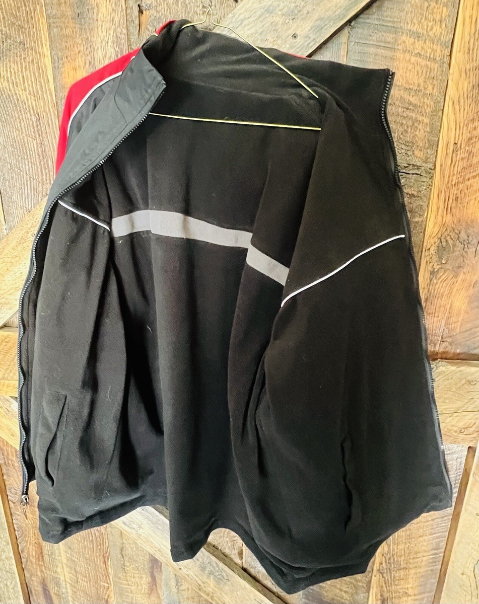 ジャケット・アウター ROLD SKOV double zip jaket Kenpo Men's Double Sided Windbreaker Jacket Full Zip Red