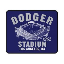 Dodger Stadium 1962 Rubber Base MLB Computer Mouse Pad - LA Dodgers Baseball