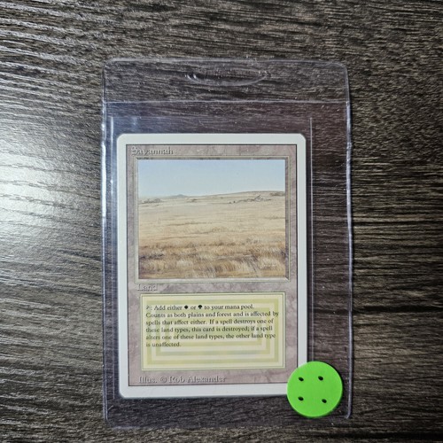 MTG Magic The Gathering Savannah, Revised Edition, Rare, Dual Land - Picture 3 of 3