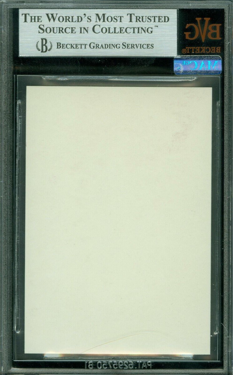 1982 FLEER # 388 DARRELL EVANS PROOF BGS 8.5 MAC SOLO FINEST