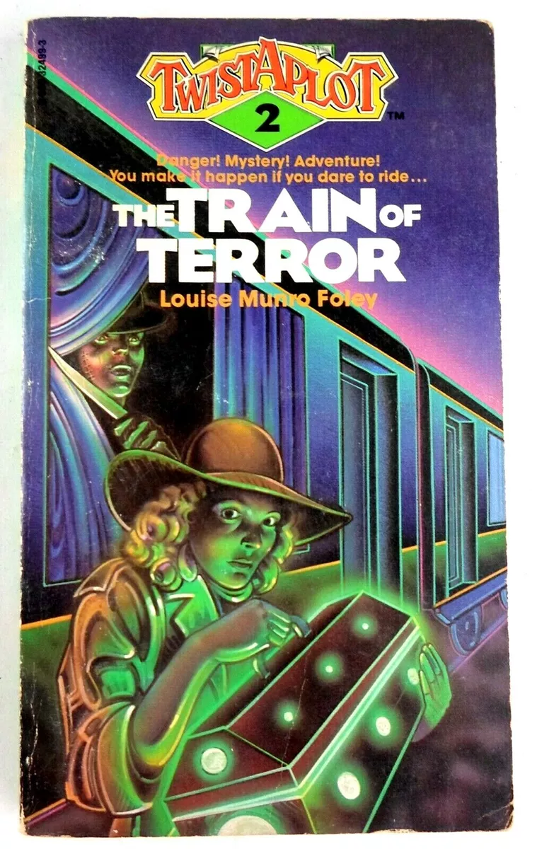 Rare Twist-a-Plot #2: The Train of Terror CYOA Gamebook Twistaplot