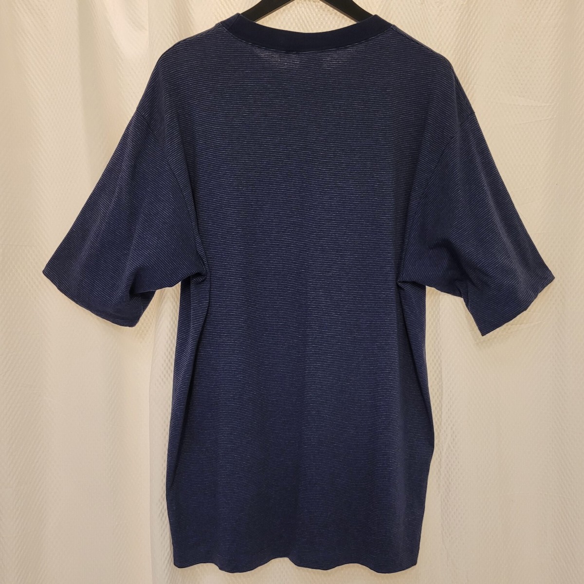 ★KIRSH★ Uni Vintage Graphic Man to Man Melange Blue Vintage-wash Cotton Graphic T-shirt For Men | J.Crew