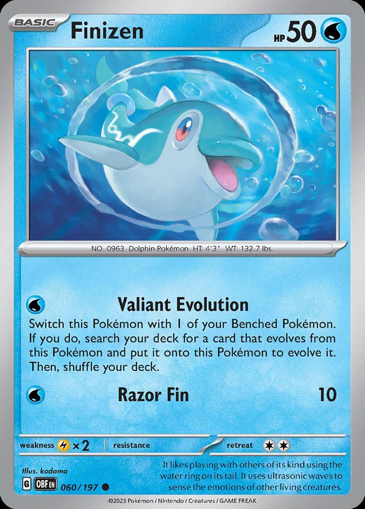 Pokemon Finizen (60/234) Obsidian Flames LP