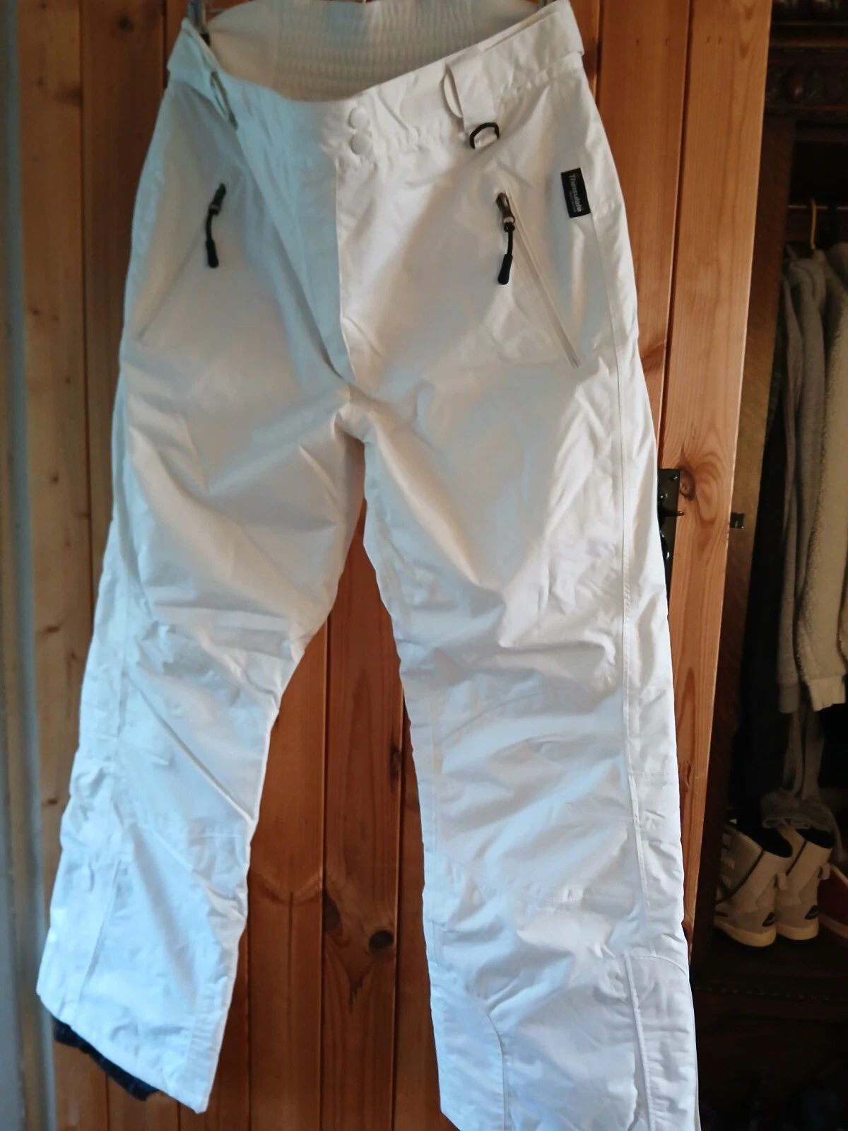 White Thinsulate Snow Ski Trousers Size 18 NWT