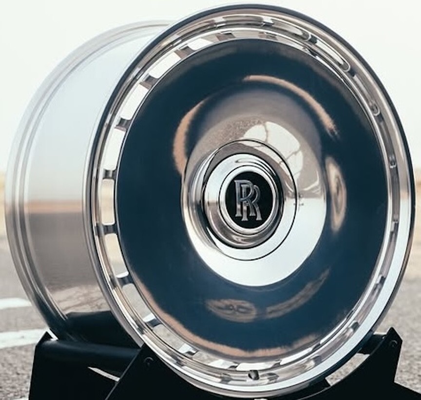 22" INCH ROLLS ROYCE RIMS CULLINAN GHOST PHANTOM FORGED POLISHED WHEELS SET OF 4