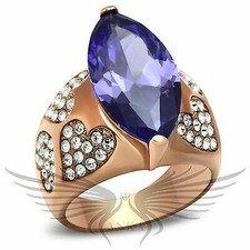 8Ct Marquise Cut Cubic Zircon CZ AAA Engagement Ring Size 5 6 7 8 9 10 Gl241 