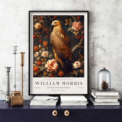 William Morris Druck, William Morris Ausstellung Poster Steinadler (248c)