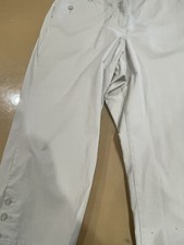 Karen Scott Pantalone Chino Capri Taglia 18 Donna Cotone Elasticizzato Ref JC #70