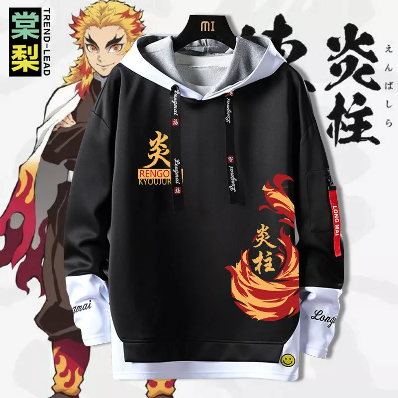 Buy NKF Unisex Demon Slayer Kimetsu No Yaiba Hoodie Outwear Jacket L  Black Online at desertcartINDIA