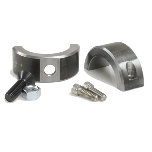 10 pc - 2 Bolt Steel Universal 1-3/4" Fabrication Clamps with Flush Mount Stud - Foto 7 di 9