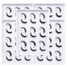 45 Pairs 3D Volume Strip Lashes Quality Faux Mink False Eyelash For Girls Makeup