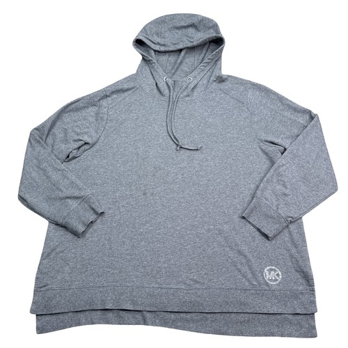 【00's】MICHEAL KORS Rhinestone Hoodie Michael Kors Rhinestone Logo Hoodie • Heather Gray Pullover