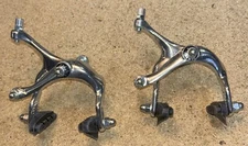PAIR 700C ROAD BIKE BICYCLE ALUMINUM SIDE PULL CALIPER BRAKES. Unbranded