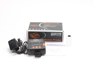 Munbyn Bluetooth Beleg Drucker mit Stromversorgung, USB-Kabel, E-Rolle