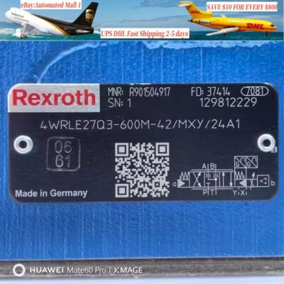 Rexroth 4WRLE27Q3-600M-42/MXY/24A1 R901504917 NEW proportional valve