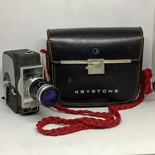 Vintage Keystone K7 Electric Eye 8mm Zoom With Original Case & Strap