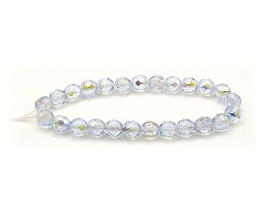 6mm – Czech Fire Polished – Faceted – Erinite – Bead, Trimming & Craft Co