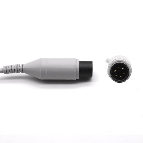 Nihon Kohden ECG Compatible 6 Pin 3 Leads - Snap - Picture 2 of 7
