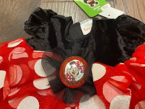 Disney Baby Kleinkind Deluxe rot Minnie Verkleidung Kostüm Größe 6-12 Monate-Neu mit Etikett - Bild 8 von 9