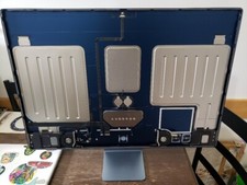 For Apple iMac A2439 24" MJV93LL/A-HOUSING Blue WIth Stand/Speakers/Fan and more