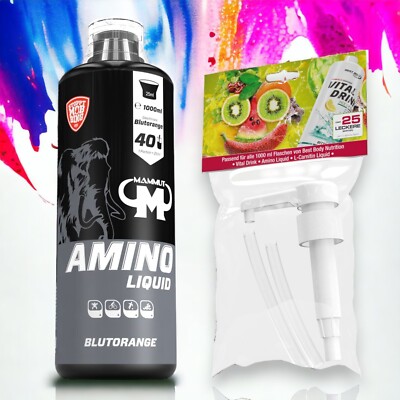 Mammut Amino Liquid Aminoliquid 1000 ml Flasche + Dosierpumpe   