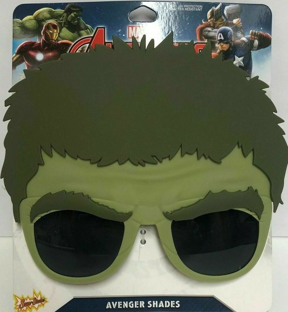 Hulk Sunglasses Mask by SunStaches Avengers Marvel Comics for sale