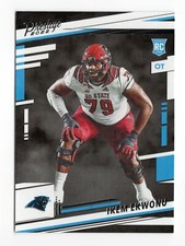 Ikem Ekwonu 365 2022 Panini PrestigeRC Rookie Carolina Panthers Card