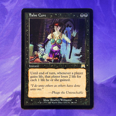 False Cure 146 ONS Onslaught MTG Gain Lose Life Betor Ancestor's Voice Commander