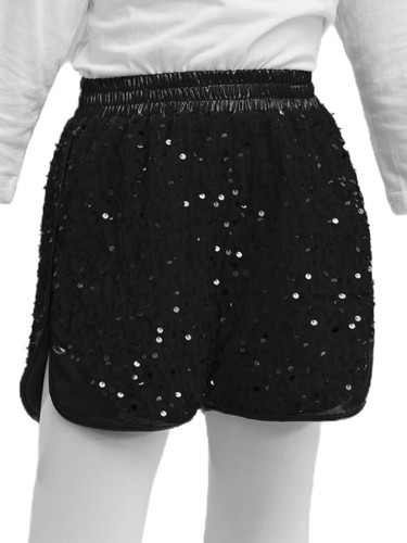 Kids Girls Shorts Carnival Dancewear Jazz Costume Elastic Sparkling Dance Teens - Picture 76 of 90