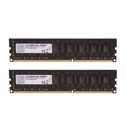 G.SKILL 16GB Kit 2x 8GB DDR3 PC3-10600U 1333MHz 240Pin CL9 Desktop Memory RAM BT - Picture 2 of 5