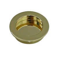 Einlassmuschel Aus Metall AusfüHrung Messing Optik ø 50Mm SchiebetüRmuschel