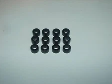 16  Tyco AFX Slot Car Tires Silicone 415 X.250 X 250 Black
