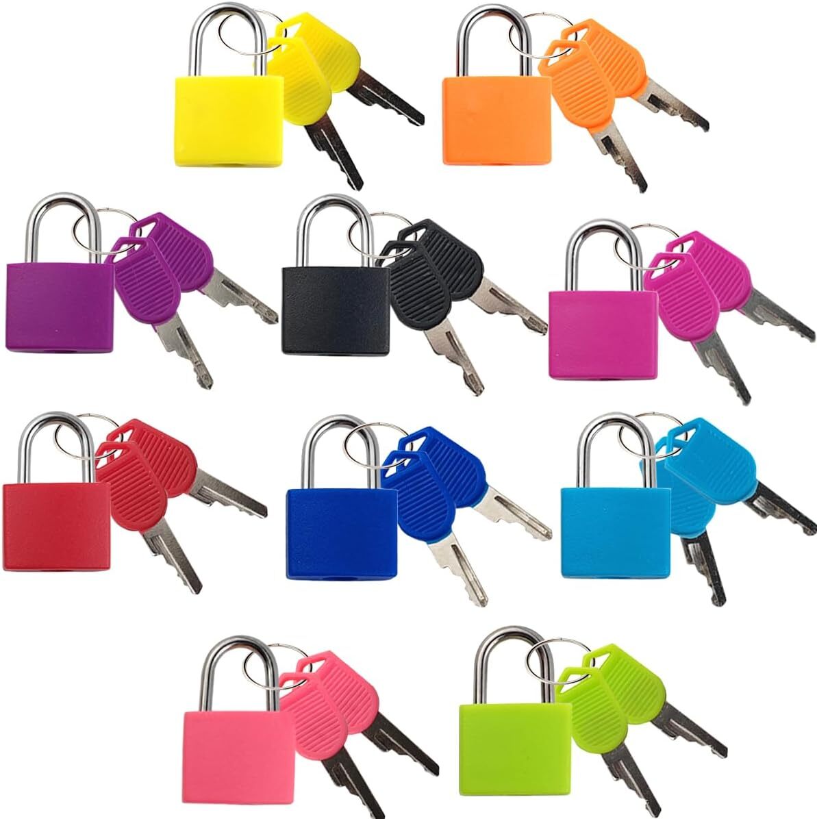 Locks With Keys For Travel Bags School Gym