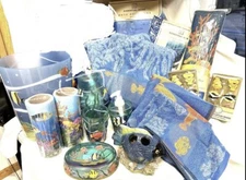 Tropical Fish Bathroom Set (19 pc NEW set) Towels, Mat, Curtain, Soap, Toiletry