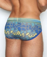 C-IN2 Oxide Low Rise Profile Brief Anatolian Blue Sexy Men's Underwear 100% cott