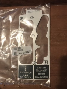 John Deere R Quad Range Shift Pattern Decal 4030 4230 4430 4630 8430 8630 Ebay